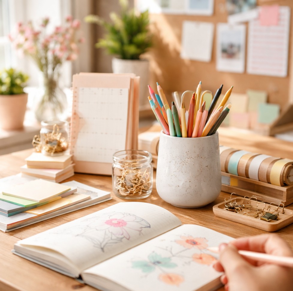 Papeterie Créative : Transformez Votre Bureau en Espace Inspirant